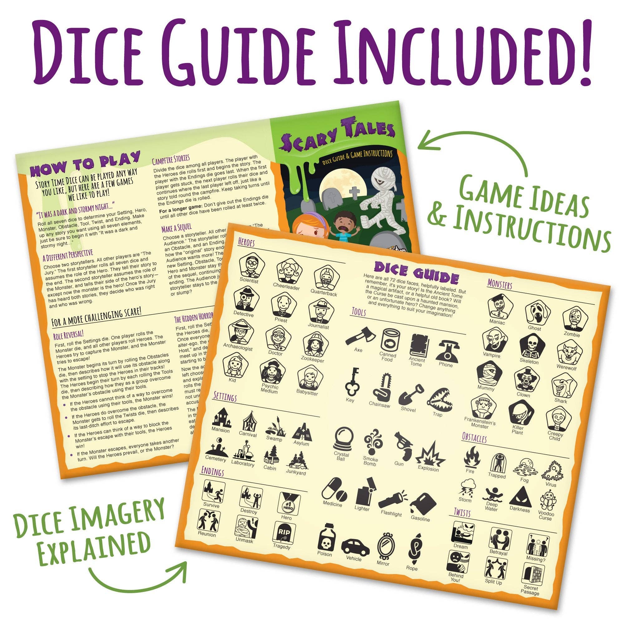 Chucklebox - Wholesale Dice - Story Time Dice: Scary Tales2