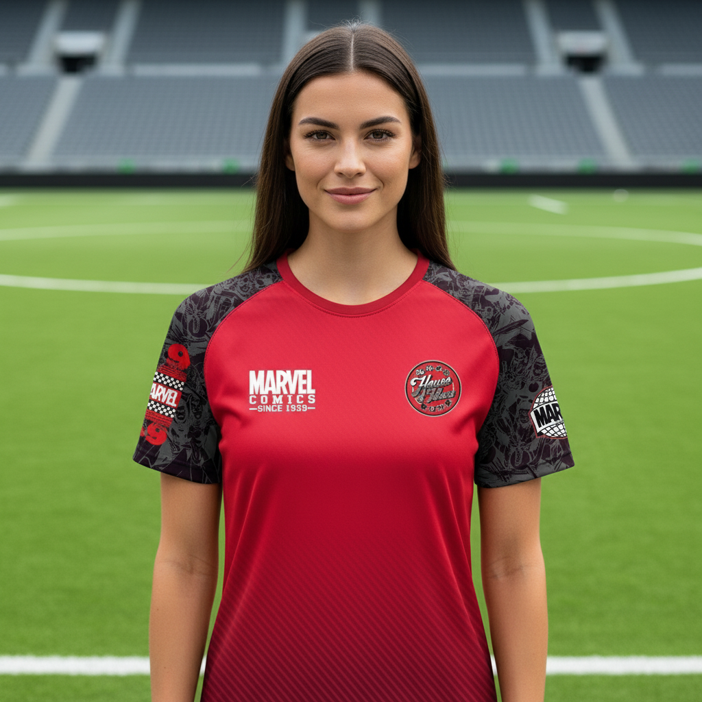 COTTON DIVISION - Wholesale T-Shirt - Men's - Officially Licensed Pop Culture Soccer Jersey3