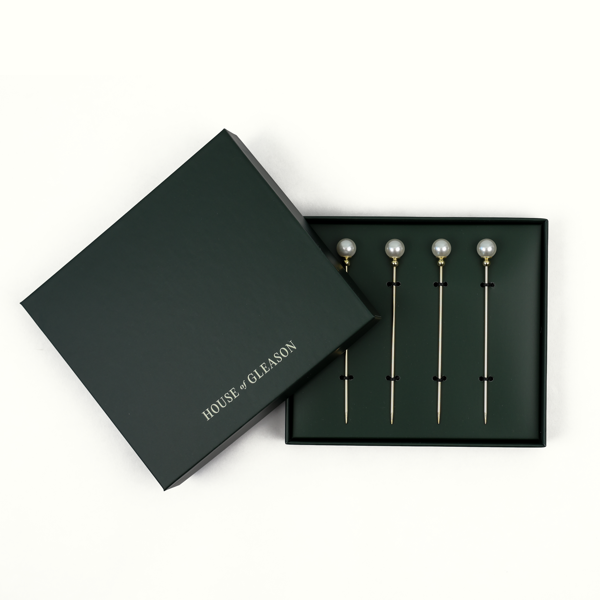 House of Gleason - Wholesale Cocktail Pick - Pearl Cocktail Picks - Set of 41