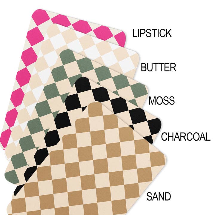 Boutique Monogram - Wholesale Desk Pad - Desk Pad, Mouse, Keyboard Rest, Diamond, Checker, Harlequin