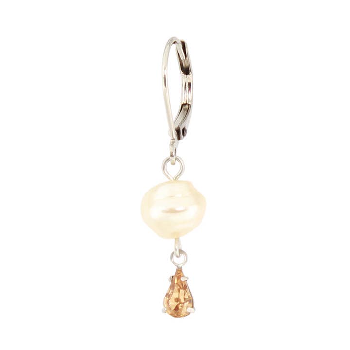 Baked Beads - Wholesale Dangle Earrings - Crystal Pearl Drop Earring4