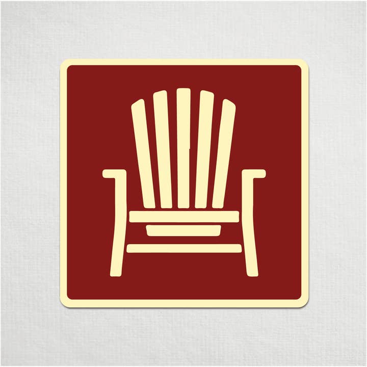 Panneau en métal pour chaise Mini Muskoka pour la vente par The Great Canadian Company