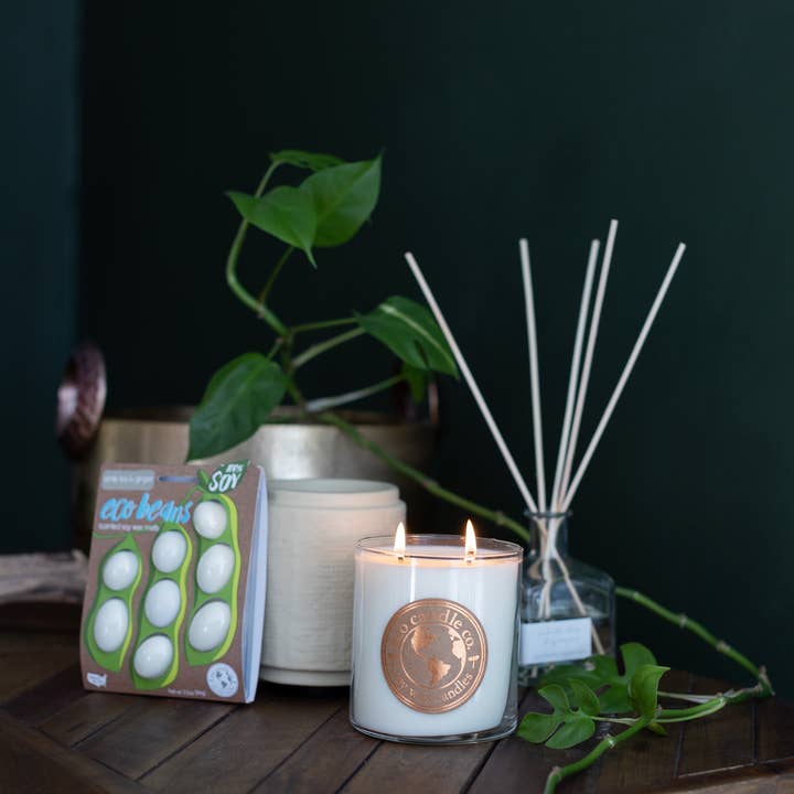 Eco Candle Company - Vente Fondants - Eco Beans THÉ BLANC & GINGEMBRE3