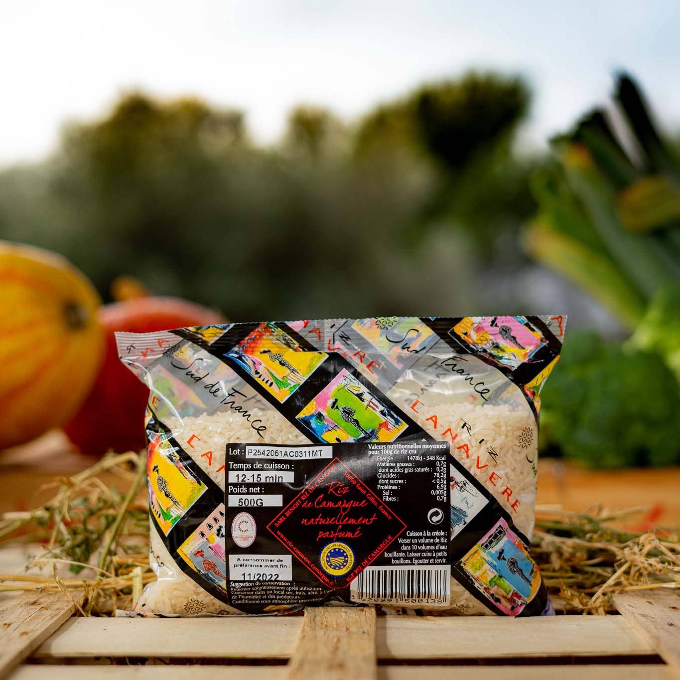 CANAVERE – Engroshandel Ris – NATURLIGT AROMATISERET IGP CAMARGUE RIS - 500 G1