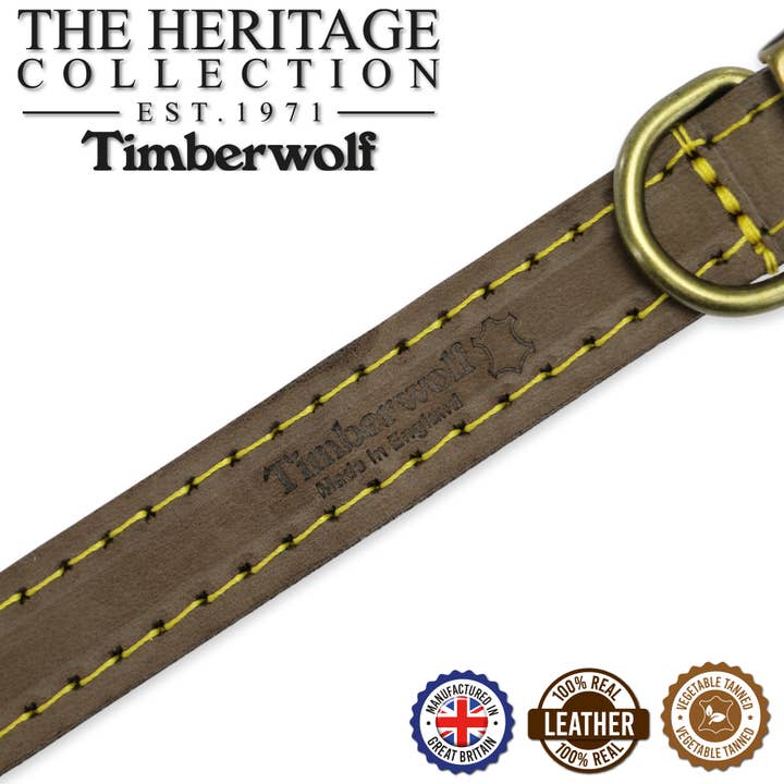 Ancol Pet Products Ltd - Wholesale Pet Collar - Dog - Timberwolf Leather Collar Sable