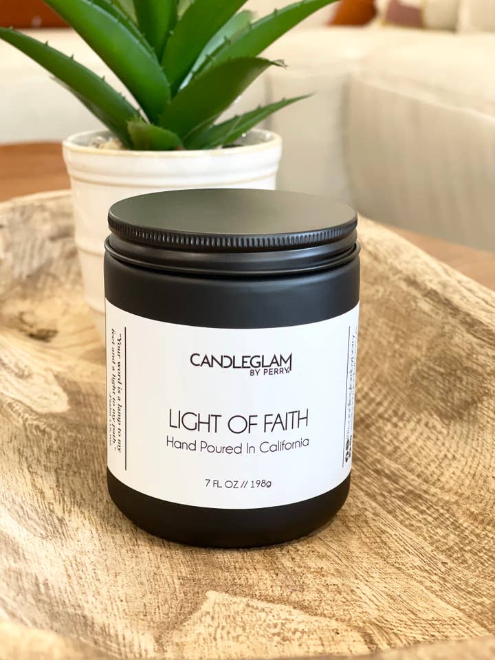 Matte black glass jar / Unlabeled for wholesale by Candleglambyperry