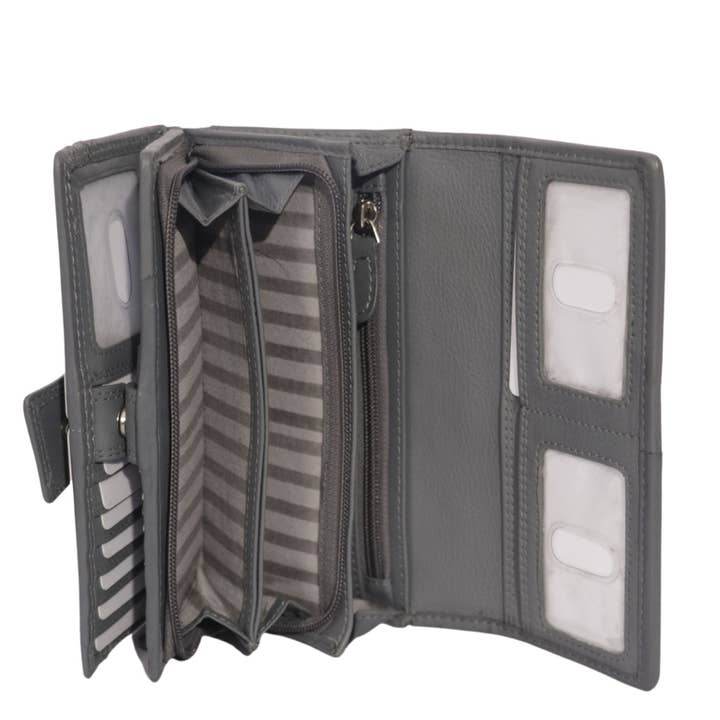 ZHLW202B ~ Grey Hairon Ladies Wallet for wholesale on Faire1