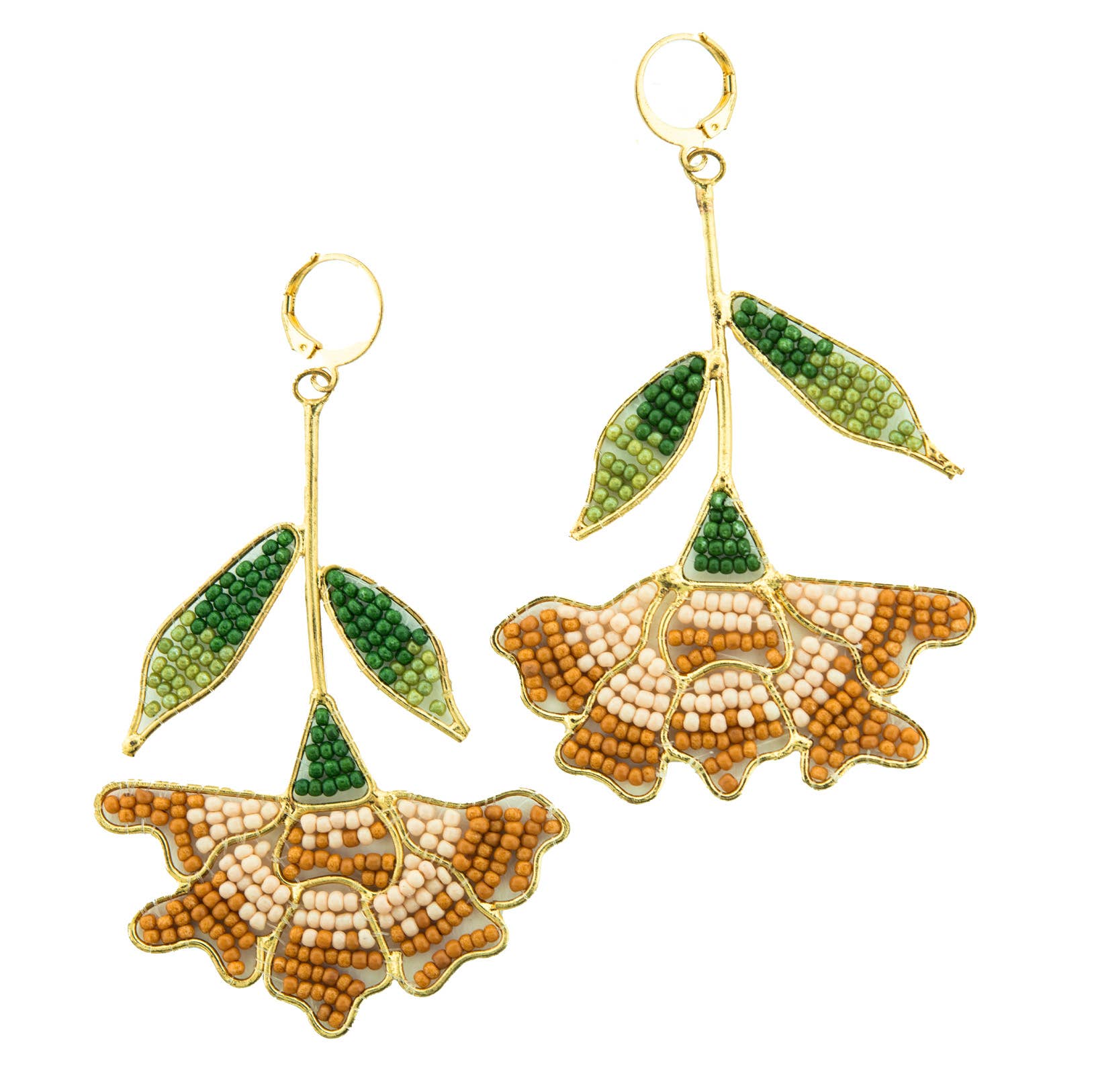 Mountain Maiden Co. - Wholesale Dangle Earrings - Peonies 2