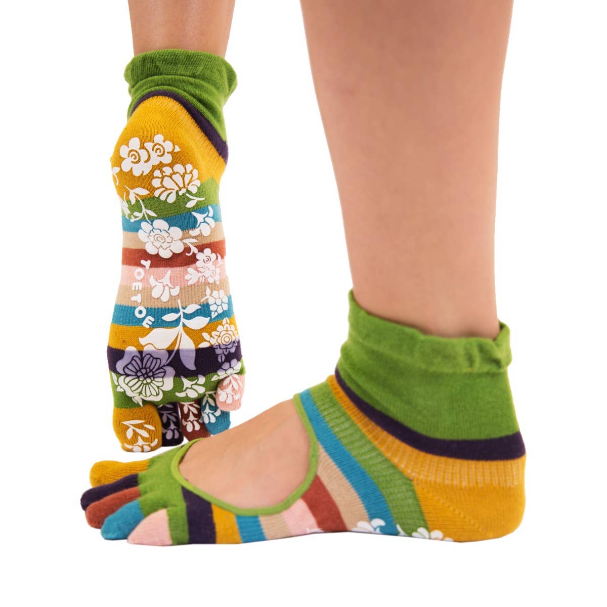 TOETOE - Wholesale Socks - Unisex - Yoga&Pilates - Anti-Slip Serene Ankle - Toe Socks9