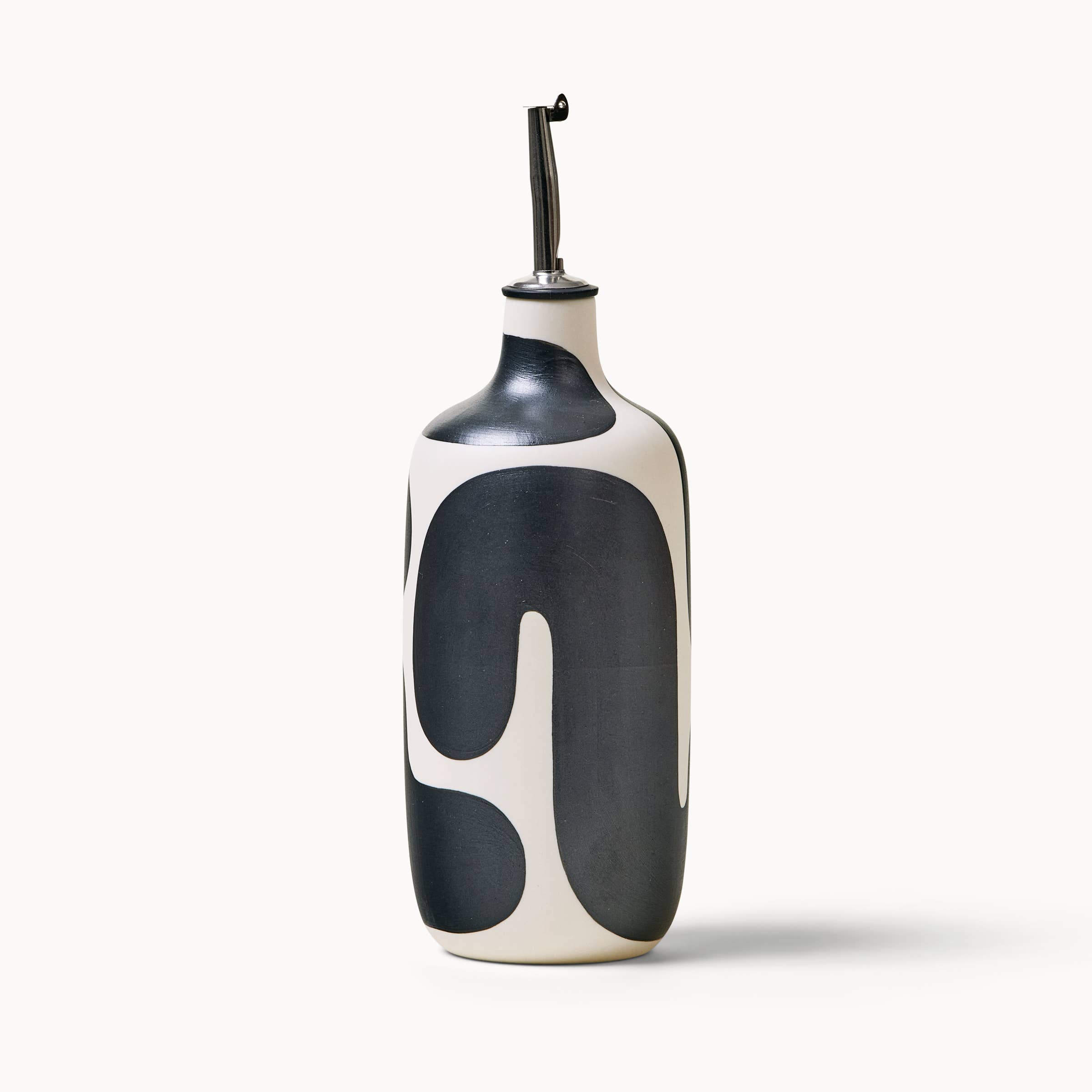 Franca - Wholesale Oil/Vinegar Dispenser - Oil / Vinegar Cruets - Black0