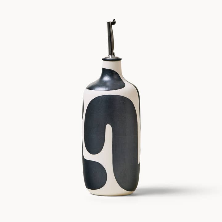 Franca - Wholesale Oil/Vinegar Dispenser - Oil / Vinegar Cruets - Black