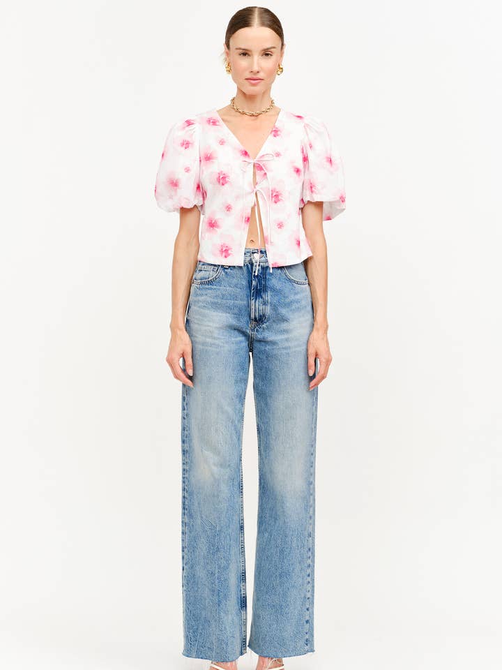 Blouse Florale Carmin pour la vente par Sofie the Label