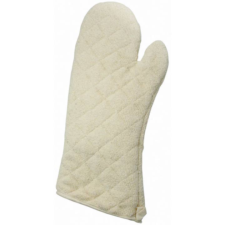 EcoQuality - Wholesale Oven mitt/pot holder - OMT-13/OMT-17, 13" to 17" Terry w/Silicone Lining Oven Mitt, EA1