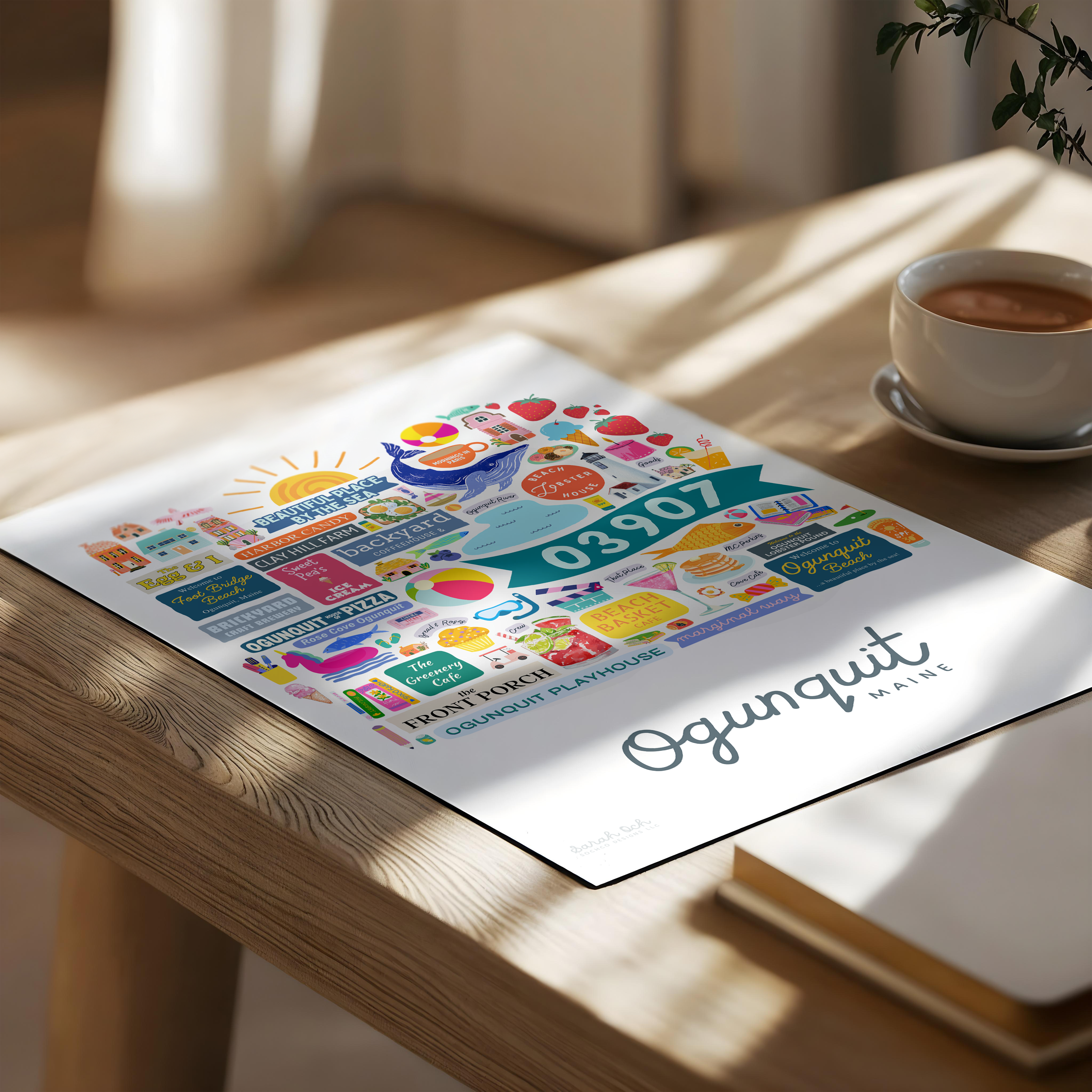 SochCo Designs - Wholesale Art Print - Ogunquit, ME2