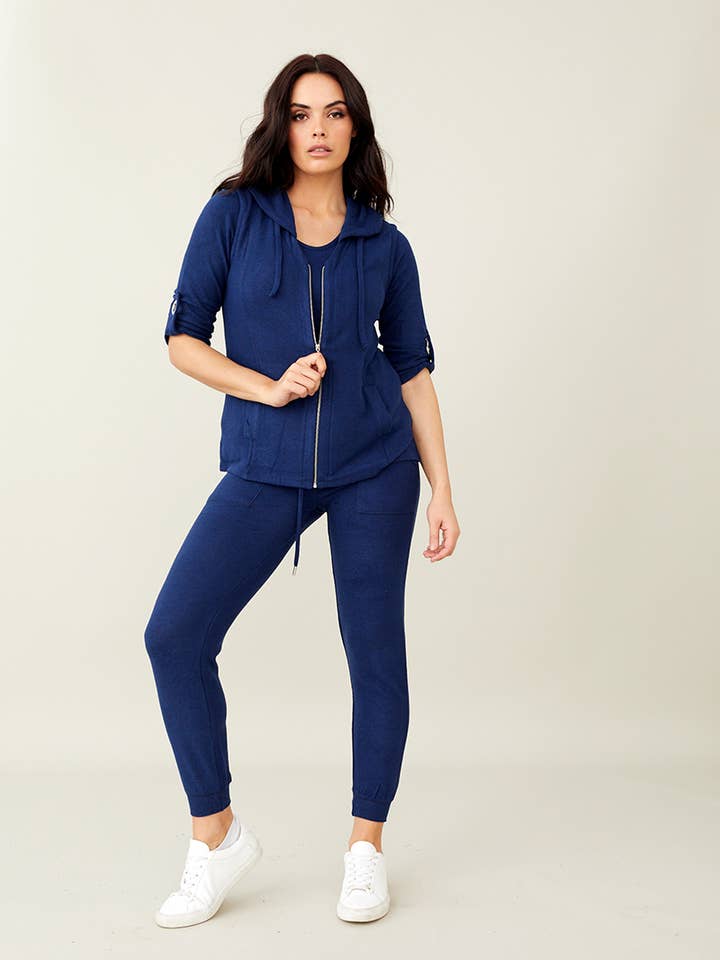 Blød stretch hætteklædte vest for engroshandel hos French Kyss