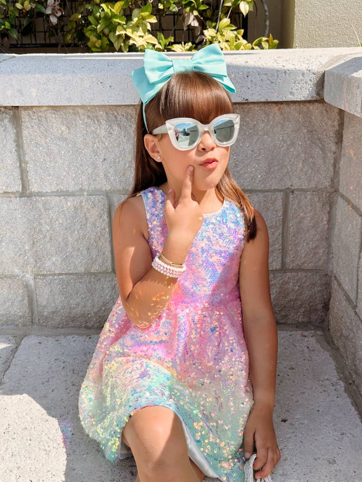 Ellie and Mila - Wholesale Dress - Kids - Ombre Sequin Dress