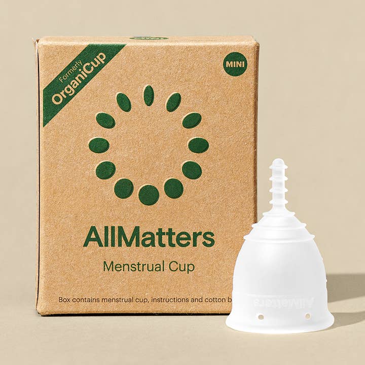 AllMatters menskopp storlek Mini, (Tidigare OrganicUp) för wholesale av AllMatters (Formerly OrganiCup)
