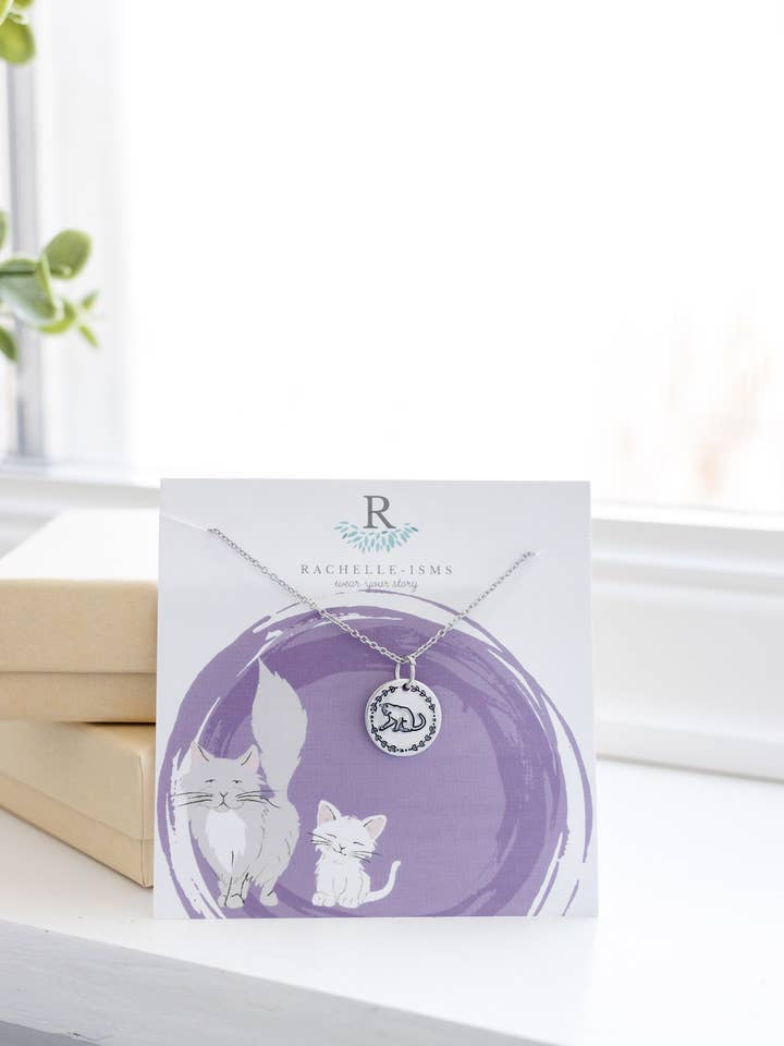 Collana a forma di gatto, regalo Kitty Pet, gioielli per gatti per la vendita all'ingrosso da parte di Rachelle-isms