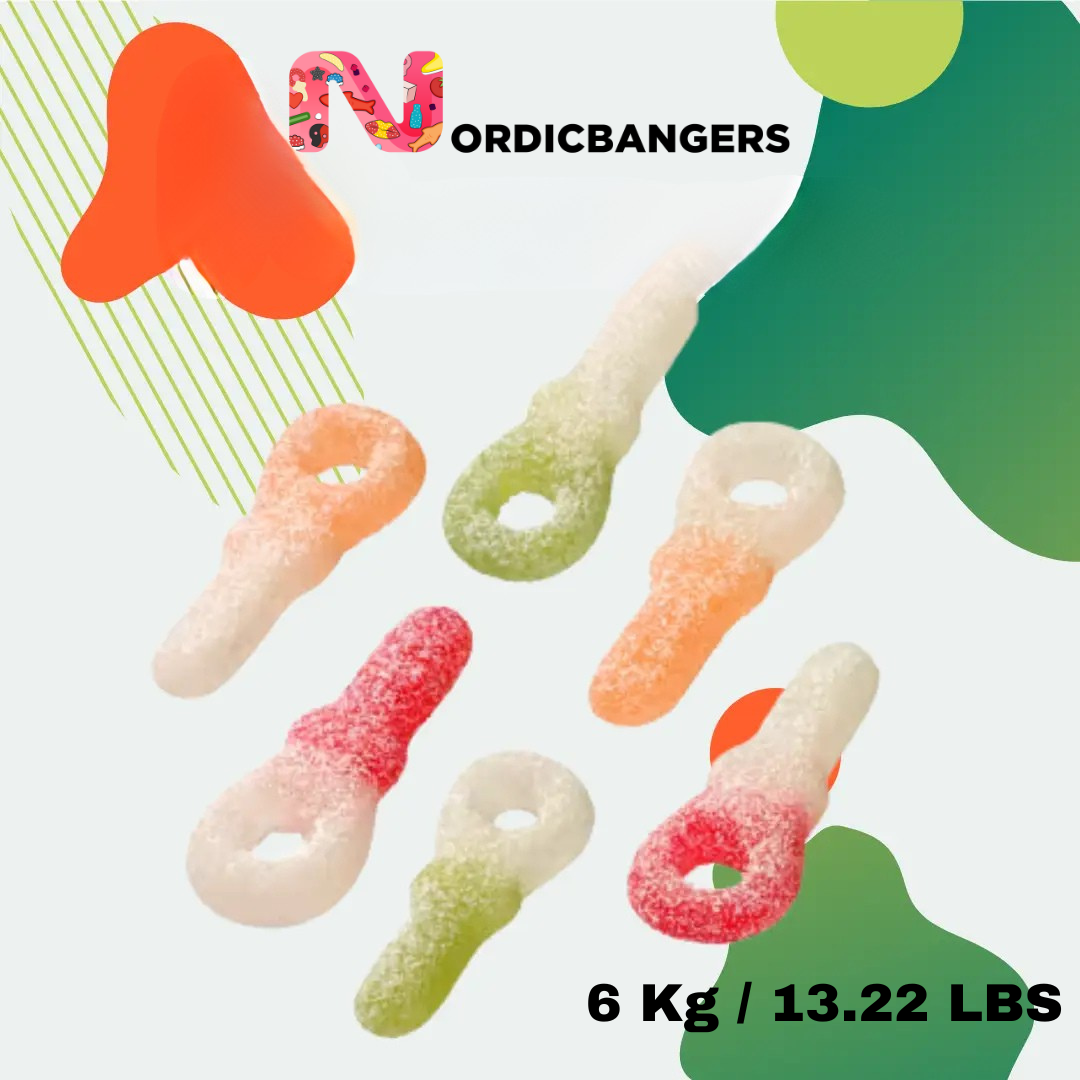 Nordicbangers - Swedish Candy Supply – wholesale Gummy – Sura Tropiska Nappar - Svenskt Godis1