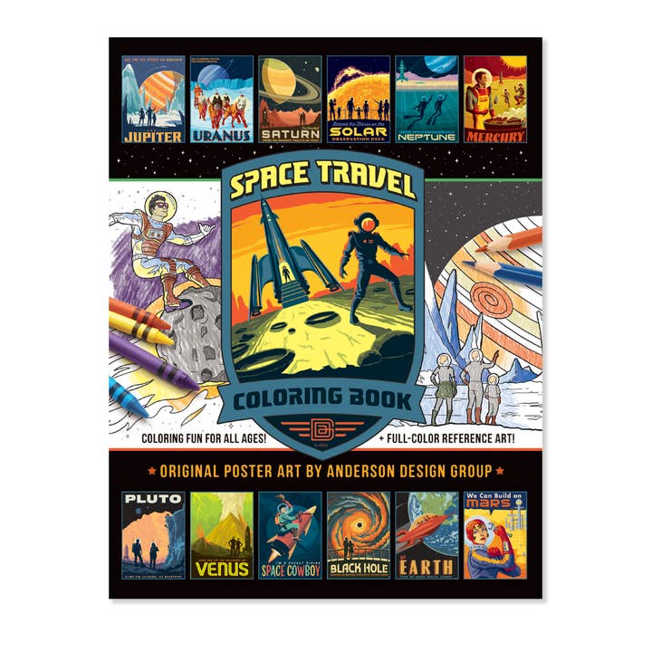 Space Travel Coloring Book for wholesale by Tourist Courts