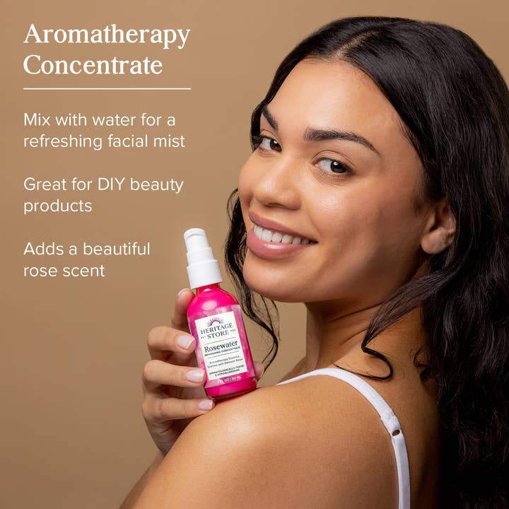 Heritage Store - Wholesale Face & Body Mist/Water - Rosewater Concentrate 2 oz3