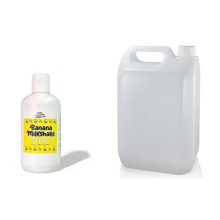 Banana Milkshake Natural Dog Shampoo & Conditioner - 5L Size for wholesale by Paws Looking Fabulous