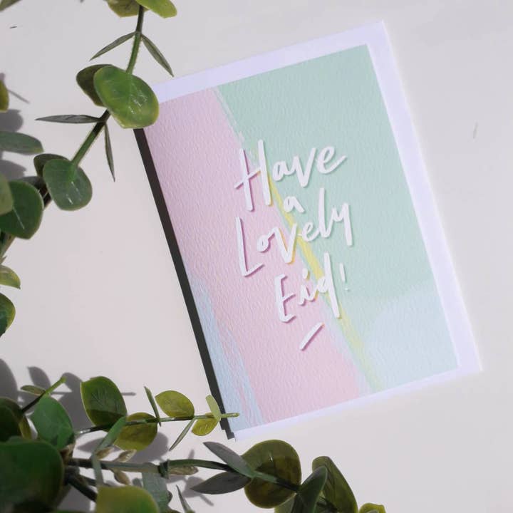 Tarjeta Eid pastel para venta al por mayor de Halo Kits