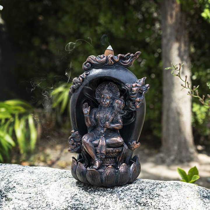 Pacific Trading - Wholesale Incense Holder - 14328 Hindu Hanuman Backflow Incense Burner