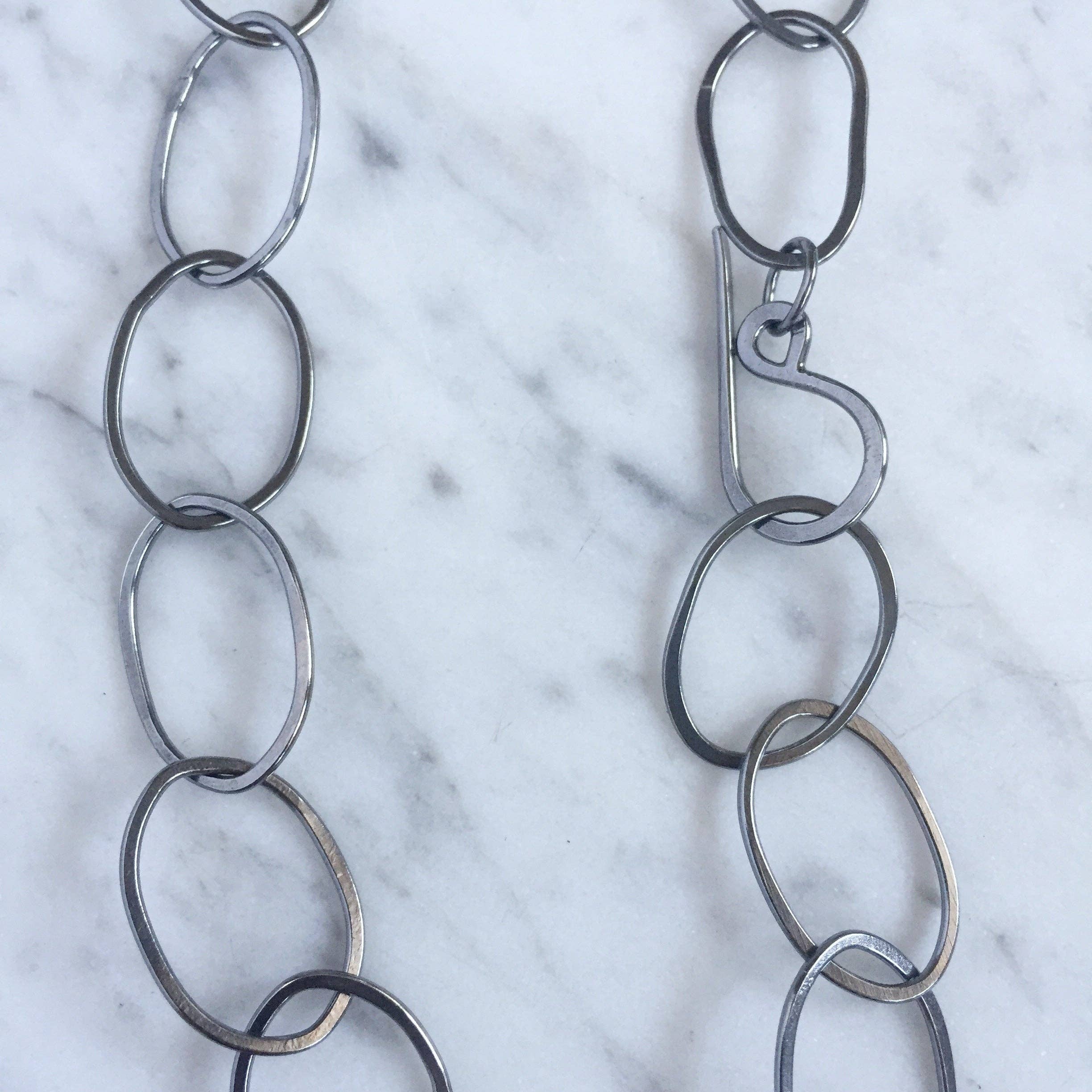 Shepherd’s Run Jewelry - Wholesale Link & Chain Necklace - Organic Oval Handmade Chain Necklace2