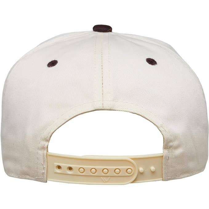 Funky Junque - Vente Casquette à visière plate – homme - Chapeau snapback vintage bicolore - marron/beige5
