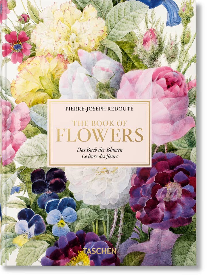 Redouté. The Book of Flowers. 45th Ed. (German, French, English) for wholesale by TASCHEN America