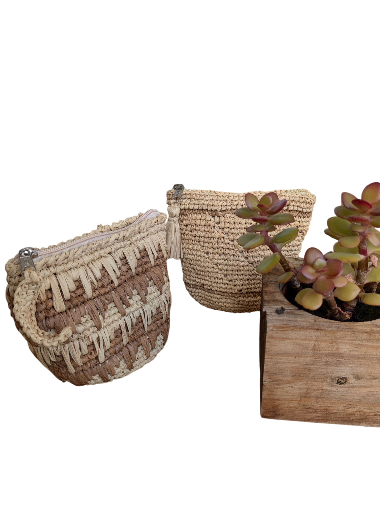 raphiasac – Porta-moedas - Mulher por atacado – Pequena carteira de crochê para moedas, bolsas de crochê em ráfia6