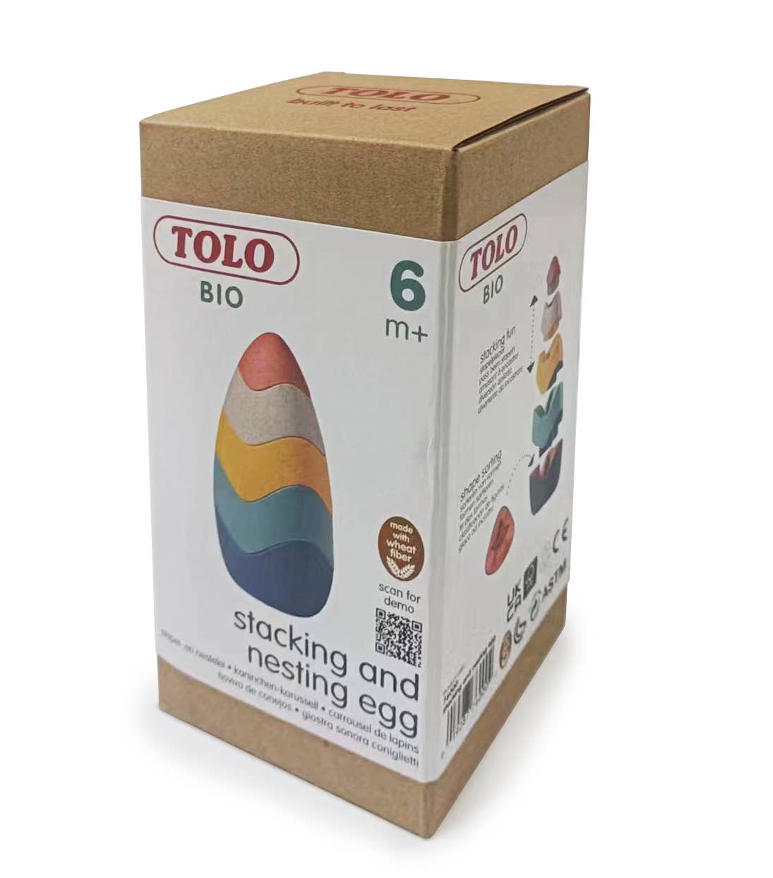 TOLO BIO - Wholesale Stacking Rings Game - Baby - Tolo Bio stacking and nesting tower3