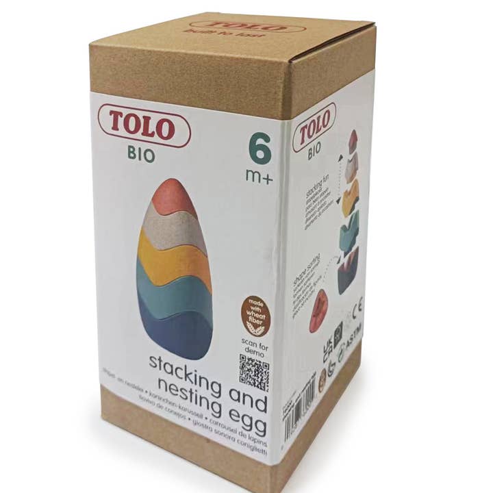 TOLO BIO - Wholesale Stacking Rings Game - Baby - Tolo Bio stacking and nesting tower3
