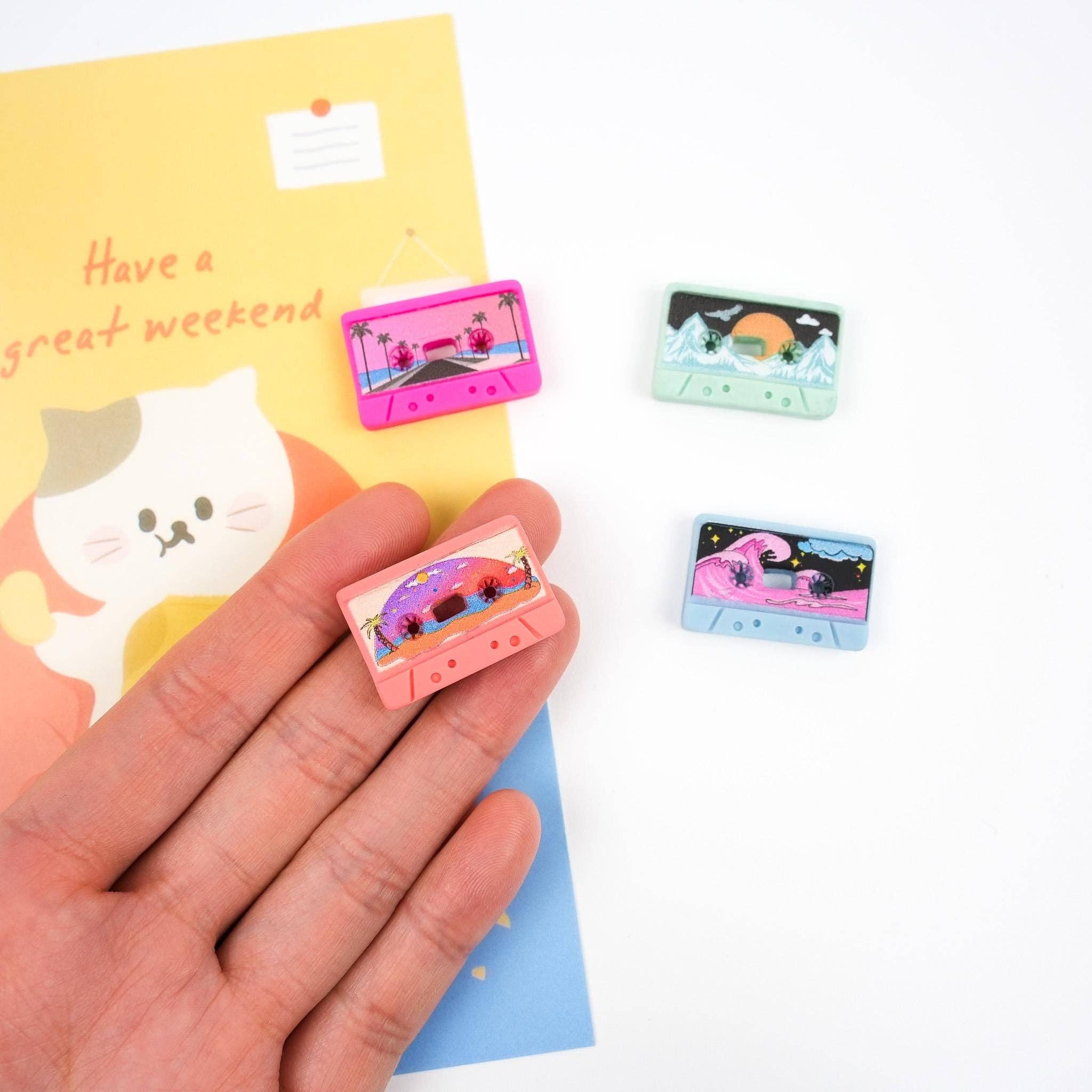 Mini Story Co - Wholesale Lapel Pin/Button - Cassette Tape Pin | Retro Cassette Brooch | Nostalgic Lapels | 70's 80's 90's Old School Pin | Vintage Mix Tape Pin | 90s Kid Pin | Cute Pin6