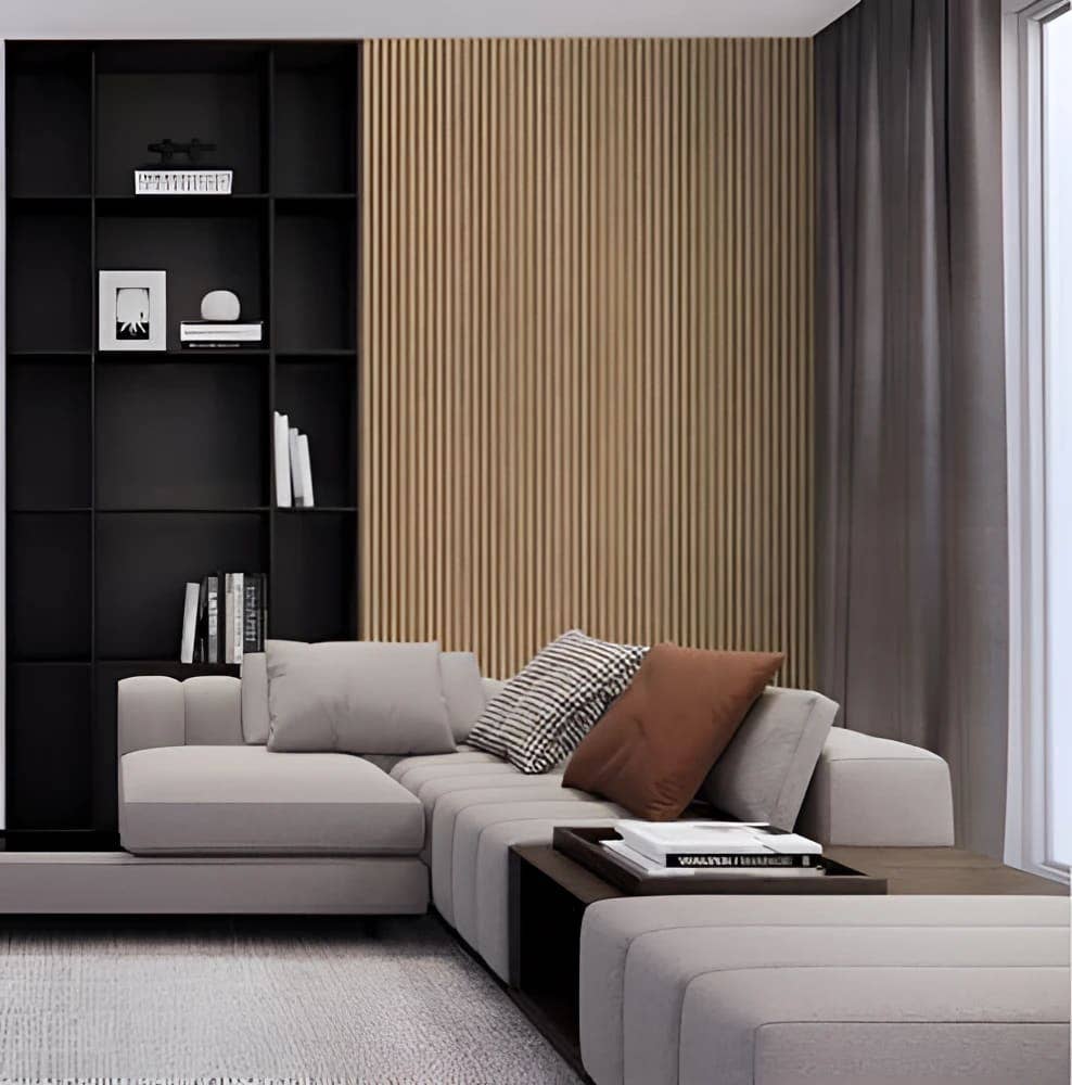 Jobu Home – wholesale Wall Accent – Walnut Acoustic Wall Panels4