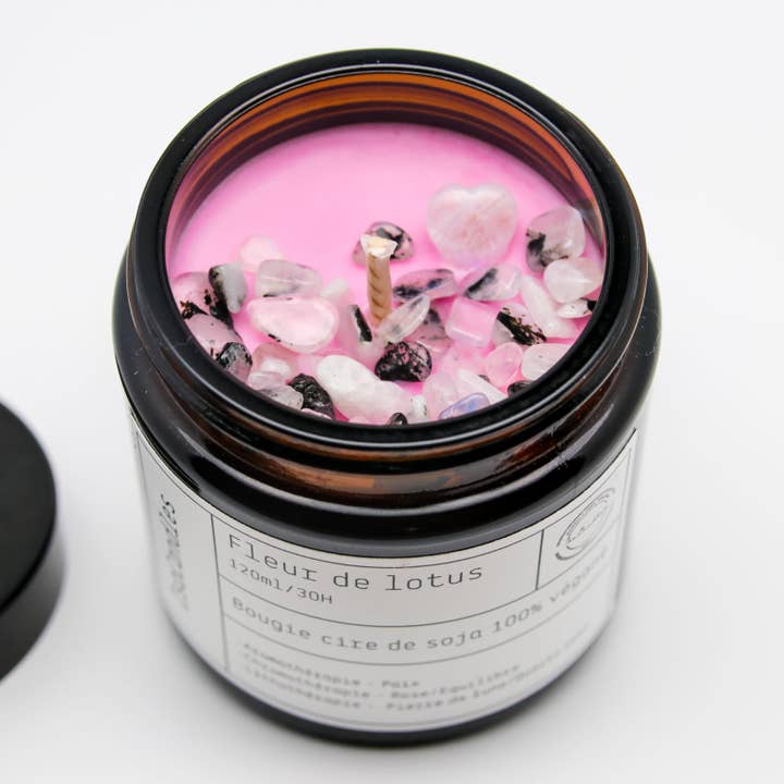 La Chola bracelets - Wholesale Jar/Filled Candle - lotus flower1