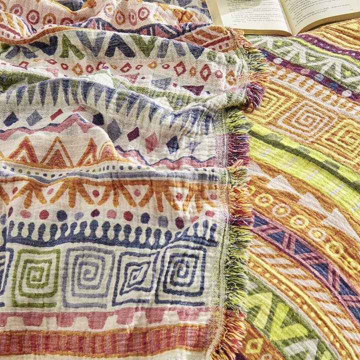 Kikoya - Wholesale Bedding Blanket - Boho Bedspread Turkish Cotton Summer Blankets Throw Bohemian1