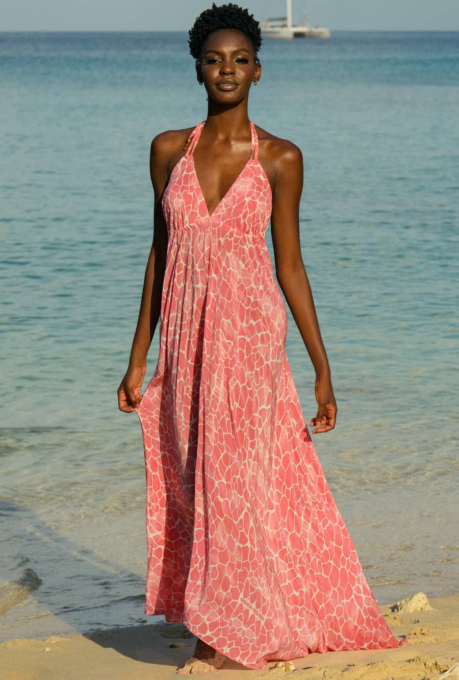 Sophia Alexia - Wholesale Dress - Women's - CANDY PEBBLES SILK IBIZA DRESS5