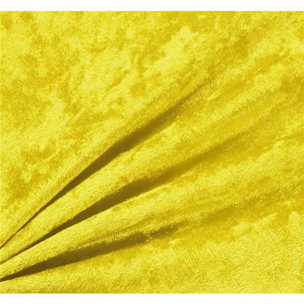 Tessuto in velluto panne giallo schiacciato per abbigliamento da casa per la vendita all'ingrosso da parte di Radyan Fabrics