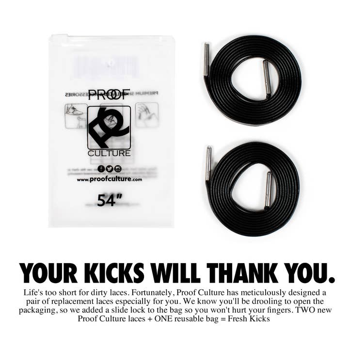 Proof Culture - Wholesale Shoelaces – Unisex - Luxury Leather Shoe Strings