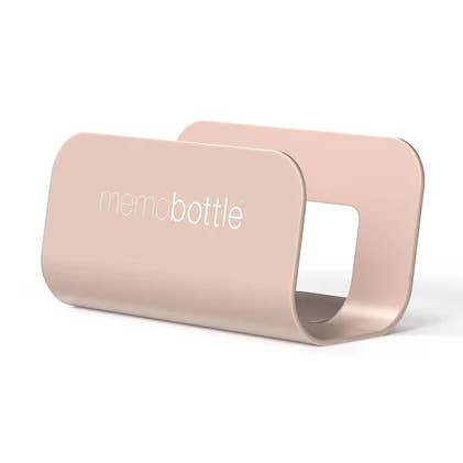 Supporto da scrivania Pale Coral (memobottle originale) per la vendita all'ingrosso da parte di memobottle