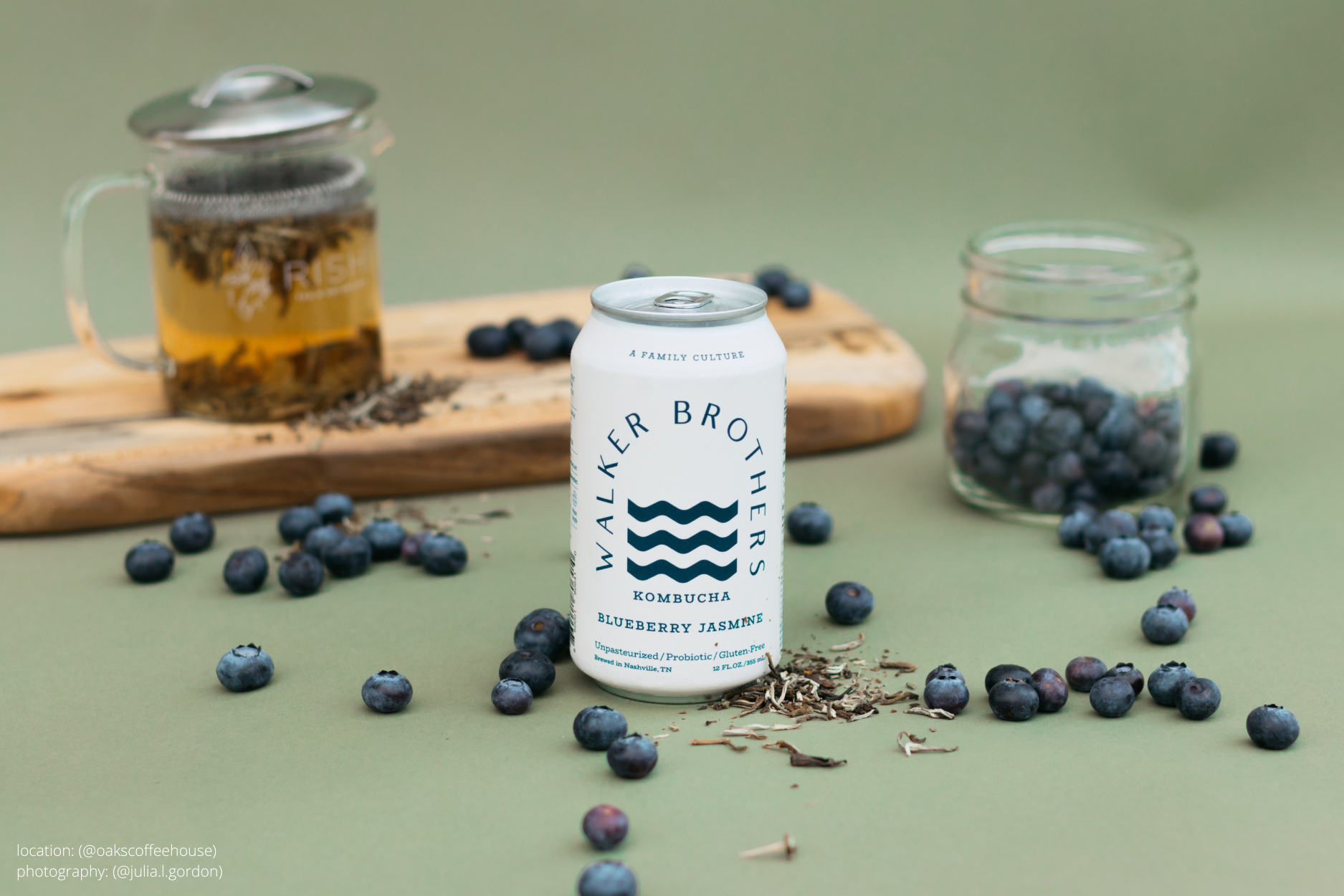 Walker Brothers - Wholesale Kombucha - Blueberry Jasmine Non-Alcoholic Kombucha4