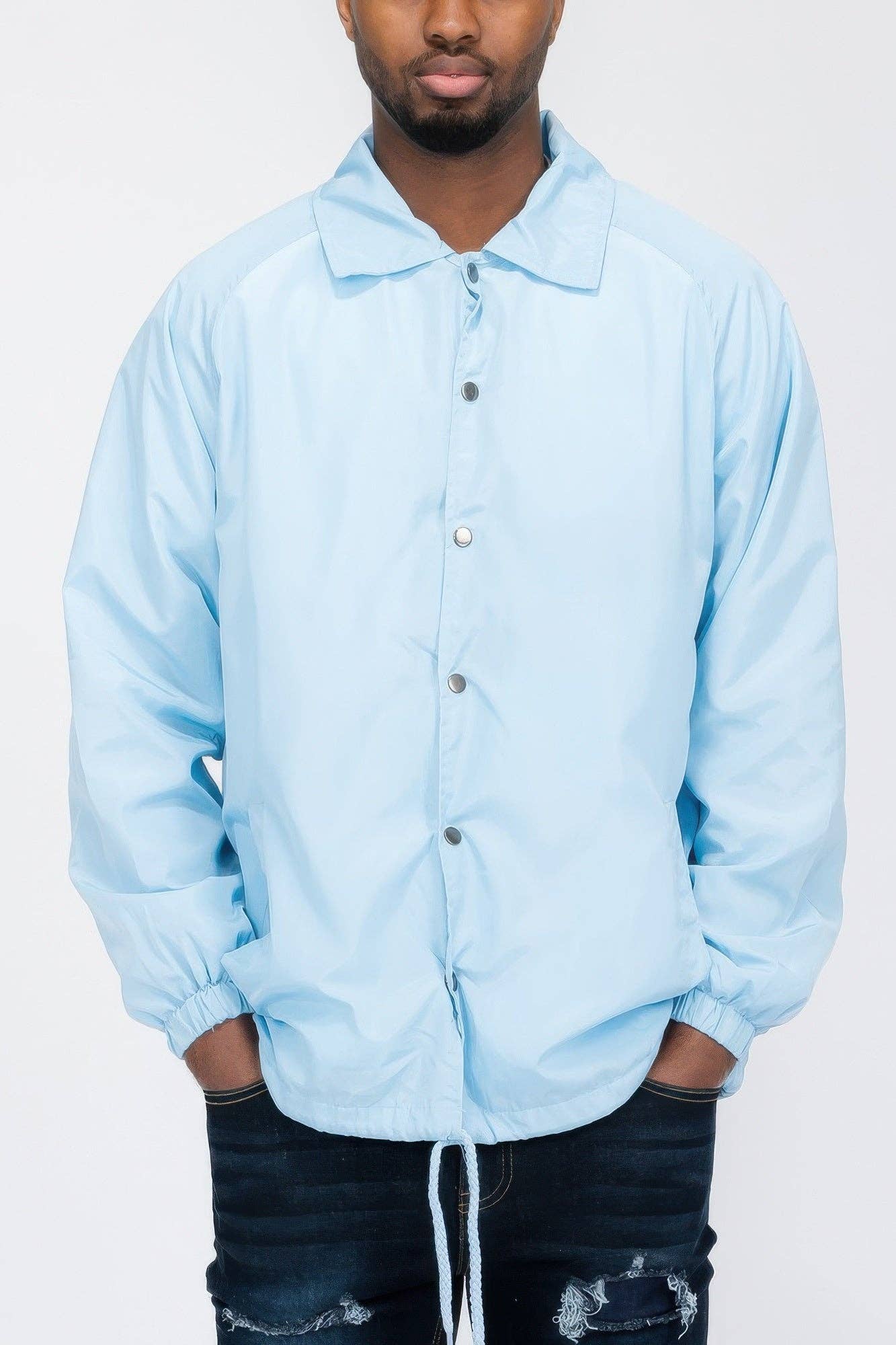 CC Wholesale Clothing - Wholesale Windbreaker - Men's - Men's Casual Windbreaker Coaches Jacket5