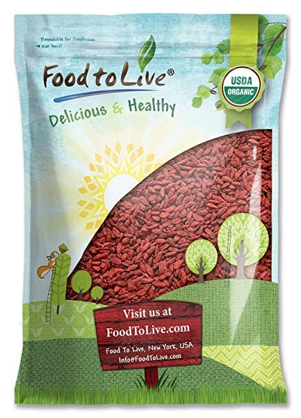 Food To Live - Wholesale Dried/Dehydrated Fruit - Organic Goji Berries – Sun Dried, Large and Juicy, Non-GMO4