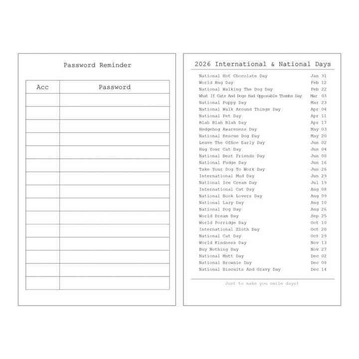 The Little Dog Laughed - Wholesale Journal/Diary - 2026 Scruffy Mutts' Diary8