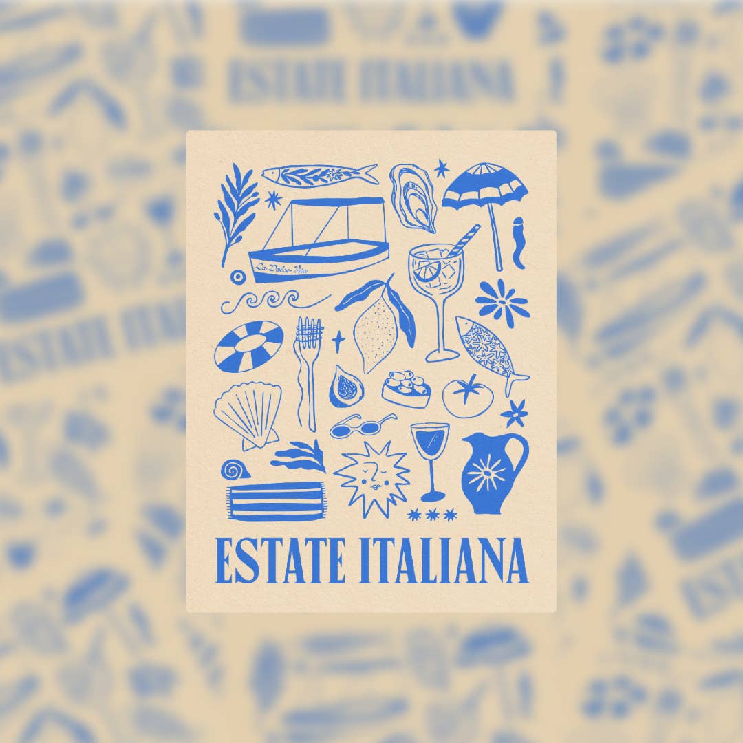 The SoulShine Co. - Wholesale Sticker - Estate Italiana; Italian Summer - Vinyl Sticker