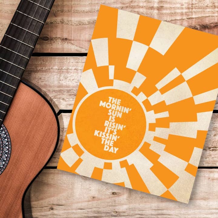 Song Lyrics Art - Wholesale Art Print - Wheel in the Sky by Journey - Song Lyrics Music Quote Art