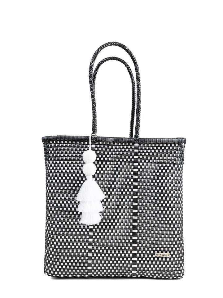 Camiseta xadrez preta e branca por atacado de Valerosa