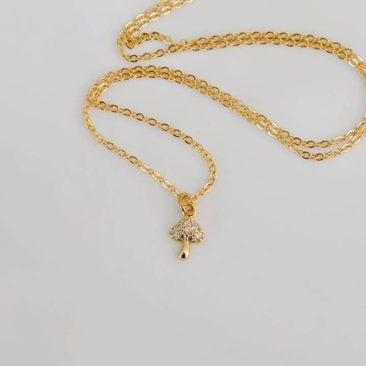 Weidepaddestoel Ketting voor wholesale door Oh So Lovely